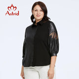 Astrid Women' Shirt Long Sleeve Cut Out Pu