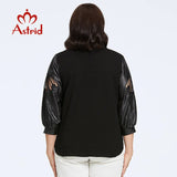 Astrid Women' Shirt Long Sleeve Cut Out Pu