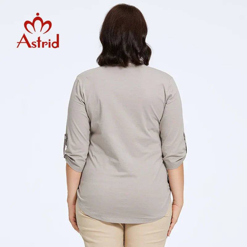 Astrid Women' Shirt Blouses Elegant Office Clothing Fashion