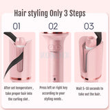 Auto Hair Curler, Spiral Waver Curling Iron, Electric