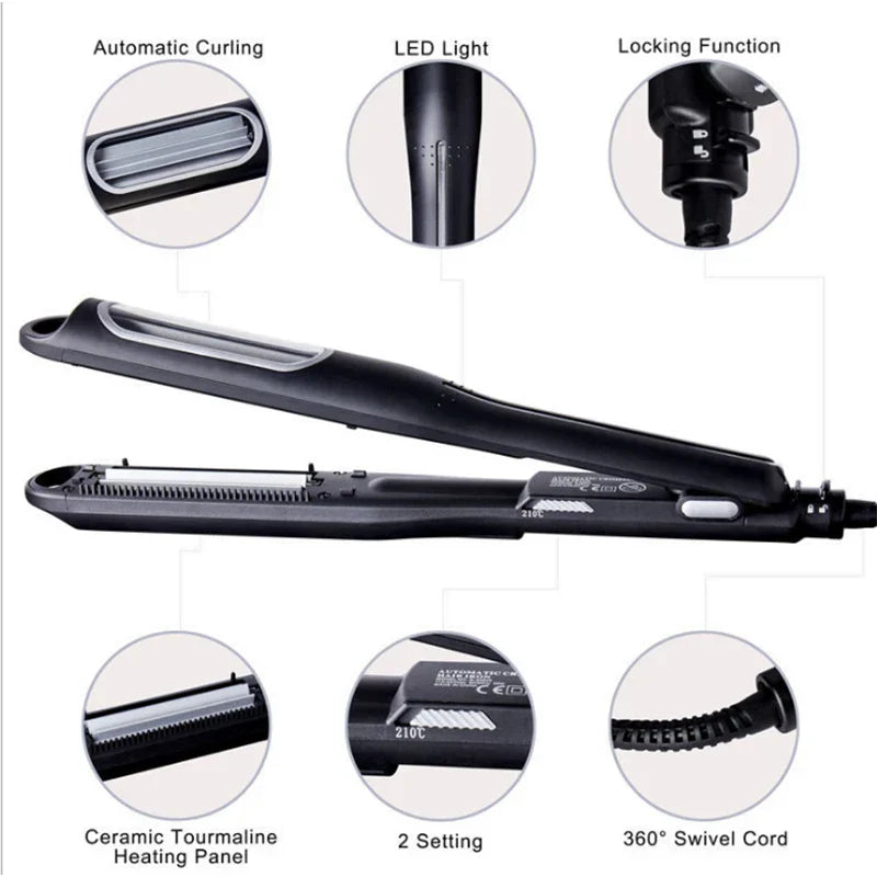 Automatic Corn Roll Hair Curler Non-Invasive Hair Curling