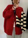 Autumn Winter Cardigan Women Oversize Knitted Sweater Lady