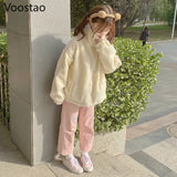 Autumn Winter Sweet Lolita Style Plush Coats Women