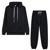 Autumn Women'S Fleece Tracksuit Pieces Set Pullover Hoodies+Pants