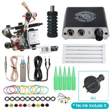 Beginner Complete Tattoo Kit Machines Gun Black Ink