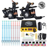 Beginner Complete Tattoo Kit Machines Gun Black Ink