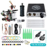 Beginner Complete Tattoo Kit Machines Gun Black Ink