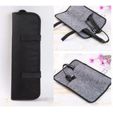 Black Hair Straightener Storage Bag Hair Styling Tool