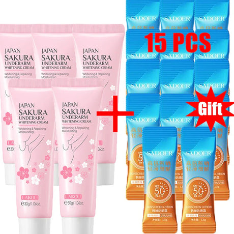 Body Whitening Cream Arms Thighs Underarm Knees Whitening