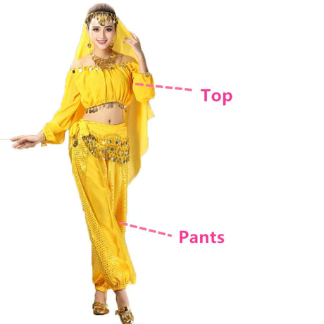 Bollywood Dance Costumes Indian Belly Dance Costumes Set