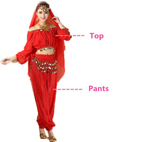 Bollywood Dance Costumes Indian Belly Dance Costumes Set