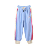 Boys Hip Hop Blue Coat Joggers Girls Sport