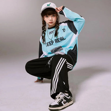 Boys Hip Hop Oversize Shirt Street Dance Pants