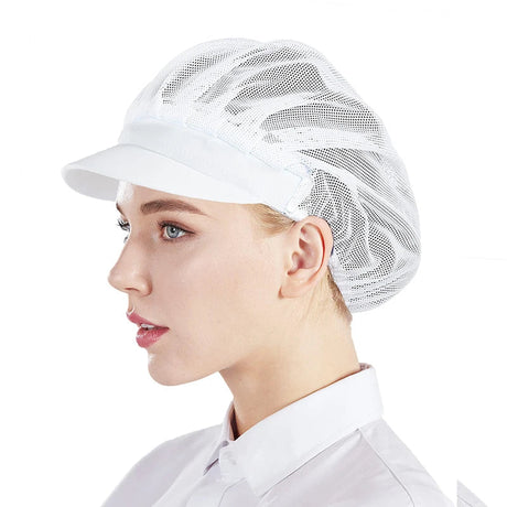 Breathable Mesh Both Sexes Workshop Cap Hotel Restaurant