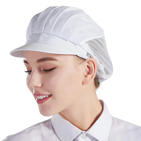 Breathable Mesh Both Sexes Workshop Cap Hotel Restaurant