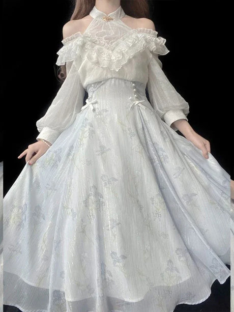 Cjfhje Summer Even Party Lace Formal Dresses French