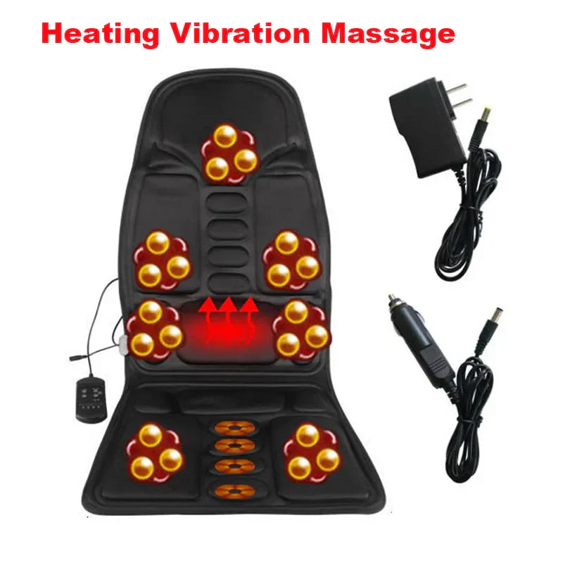 Car Home Office Full-Body Massage Cushion Heat