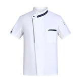 Chef Jacket Men Women Short Sleeve Restaurant Kitchen