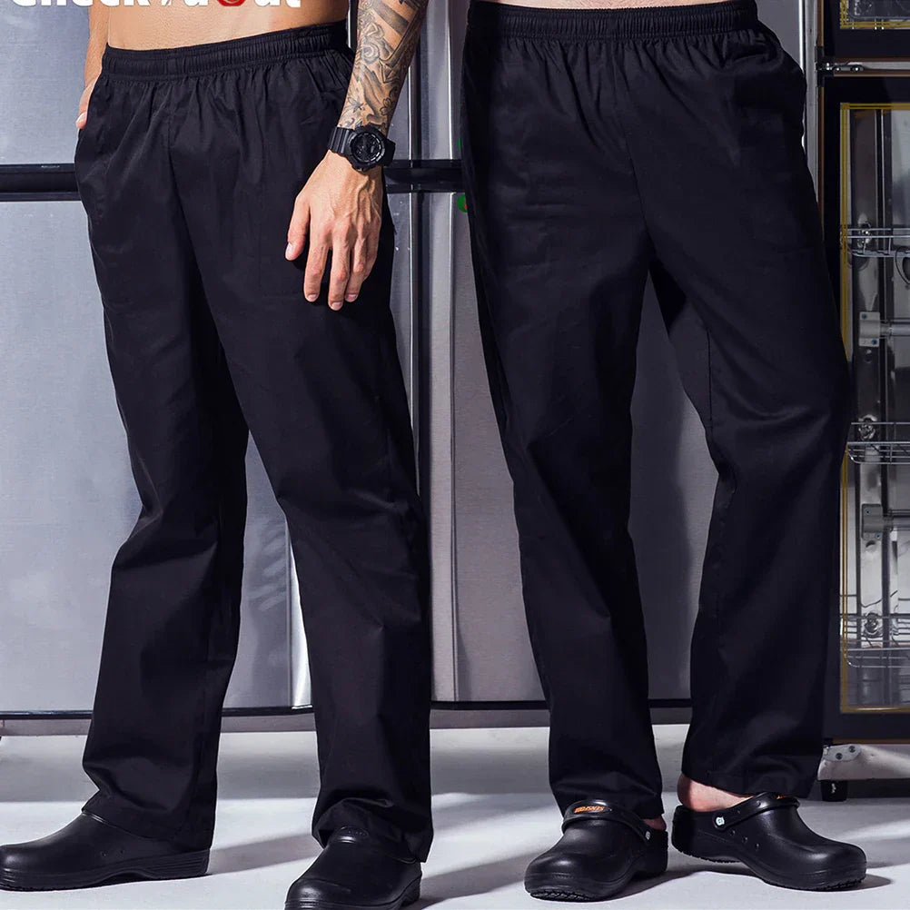 Chef Menworkwear Chef Pants Breathable Trousers Canteen Clothes