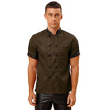 Chef' Unisex Work Uniform Mens Women Chef Shirt