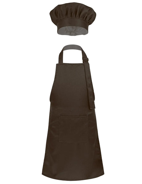 Child Kids Adjustable Apron And Chef Hat Set