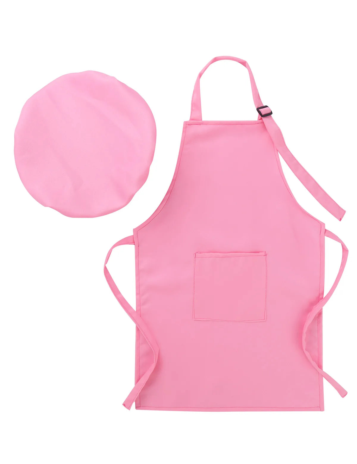 Child Kids Adjustable Apron And Chef Hat Set