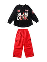 Children Hip-Hop Fashion Costume Girls Long Sleeves Tops