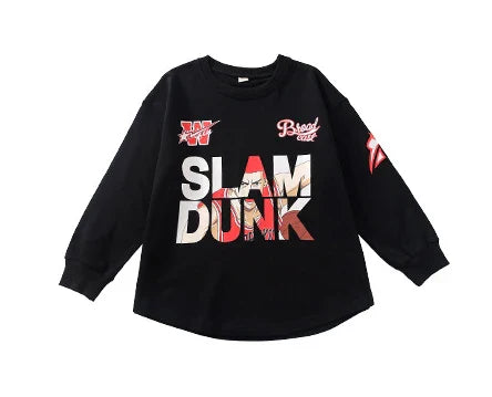 Children Hip-Hop Fashion Costume Girls Long Sleeves Tops