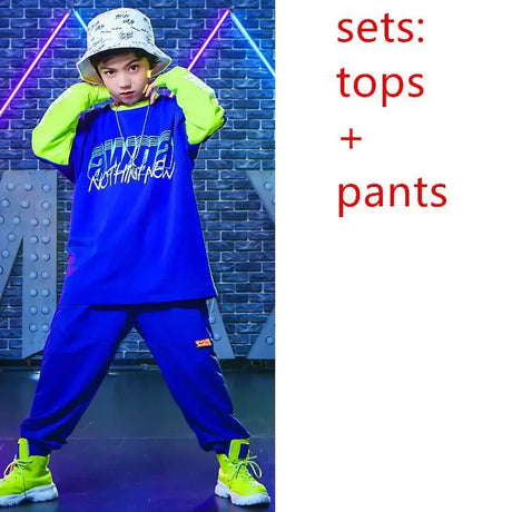 Children Street Dance Costume Jazz Modern Dance Costumes