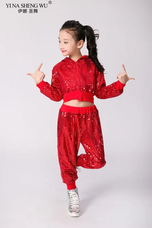 Children' Jazz Dance Costume Children' Day Performance Hip-Hop