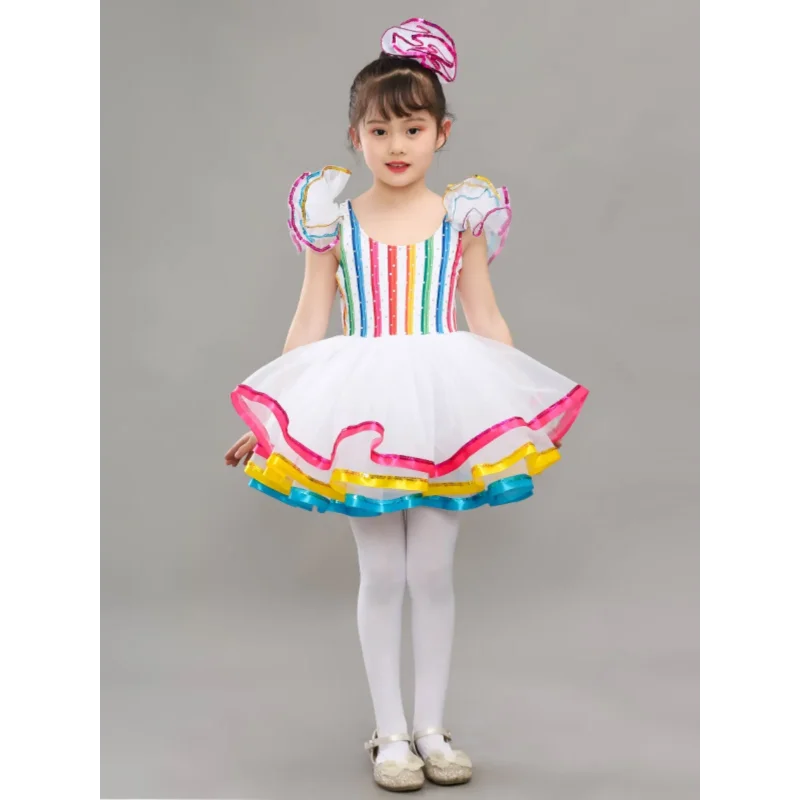 Children' Dance Hall Clothing Sequin Modern Dance Short