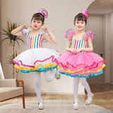 Children' Dance Hall Clothing Sequin Modern Dance Short