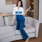 China Style Beauty Salon Spa Work Clothes For