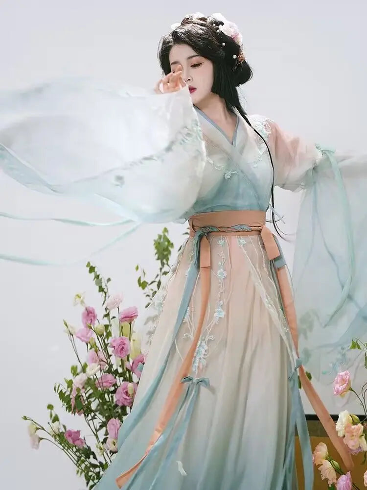 Chinese Hanfu Dress Women Traditional Vintage Hanfu Cosplay