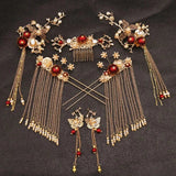 Chinese Style Hanfu Dress Women Traditional Elegant Floral