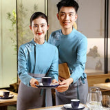 Chinese Style Restaurant Waiters Elegant Working Clothes Women