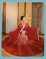 Chinese Traditional Hanfu Costume Woman Ancient Han Dynasty