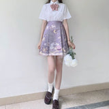 Chinese Traditional Hanfu Clothing Vintage Jk Suit Printing