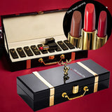 Christmas Lipstick Wooden Box Lip Gloss Collection