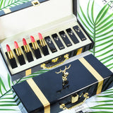 Christmas Lipstick Wooden Box Lip Gloss Collection