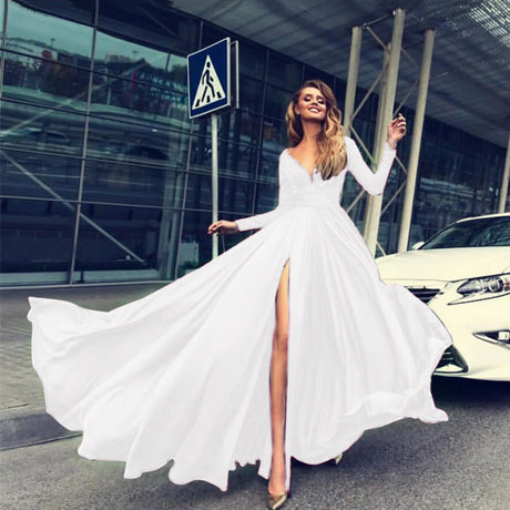 Cocktail Dresses For Women Elegant Classy Solid Color