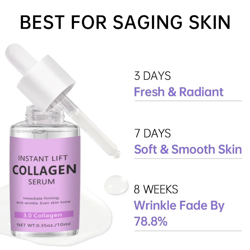 Collagen Face Serum Wrinkle Removal Anti Aging Hyaluronic