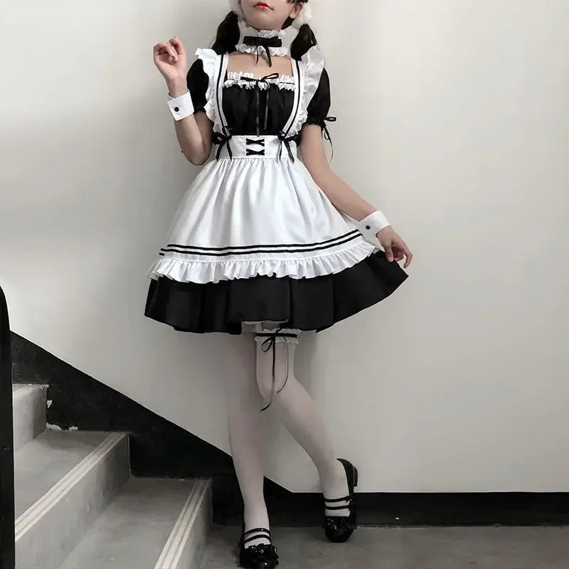 Cosplay Anime Fans And Fashion-Conscious Girls Japanese Style