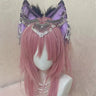 Cosplay Purple Wolf Ears Beast Ears Headband Simulation