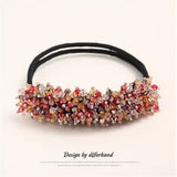 Crystal Magic Bun Maker Elegant Hairbands Donut Hairpin