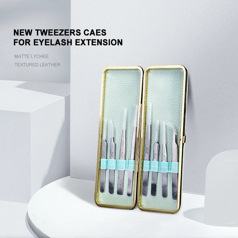 Decemars New Eyelash Tweezers Tool Bag Eyelash Extension