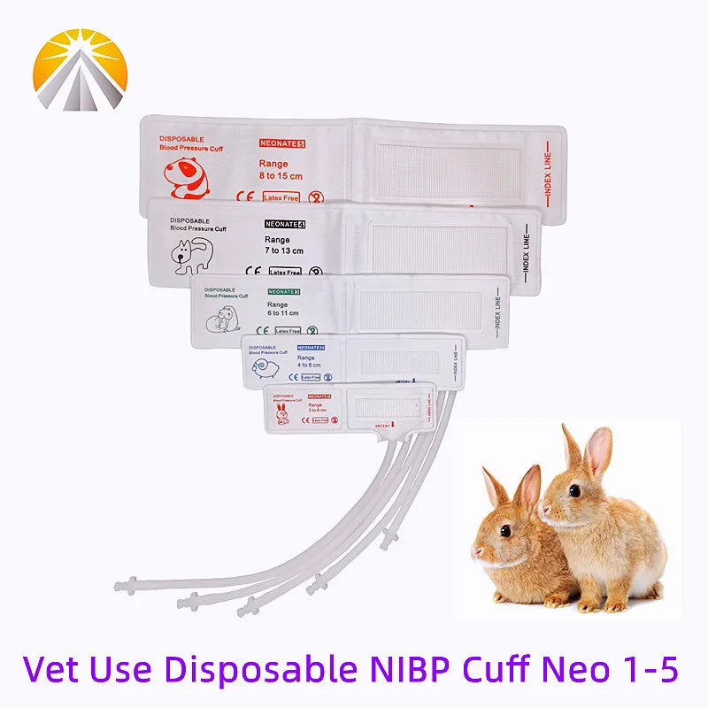 Disposable Nibp Cuff Pressure Cuff For Veterinary Animal