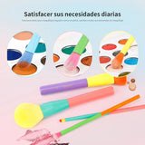 Docolor Colorful Makeup Brushes Cosmetic Foundation Powder