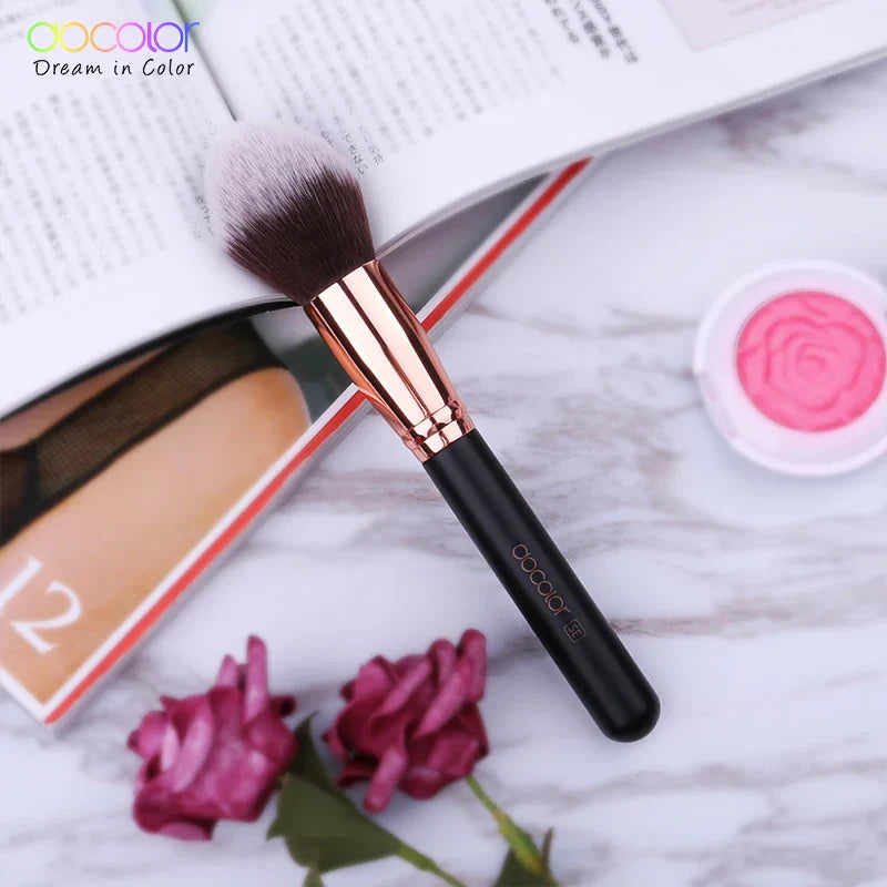 Docolor Foundation Brush Flat Top Buffing Brushes Fan