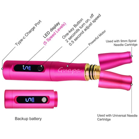 Dual Use Tattoo Machine Permanent Makeup Machine Wireless